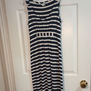 BODE  Striped Sleeveless Maxi Dress